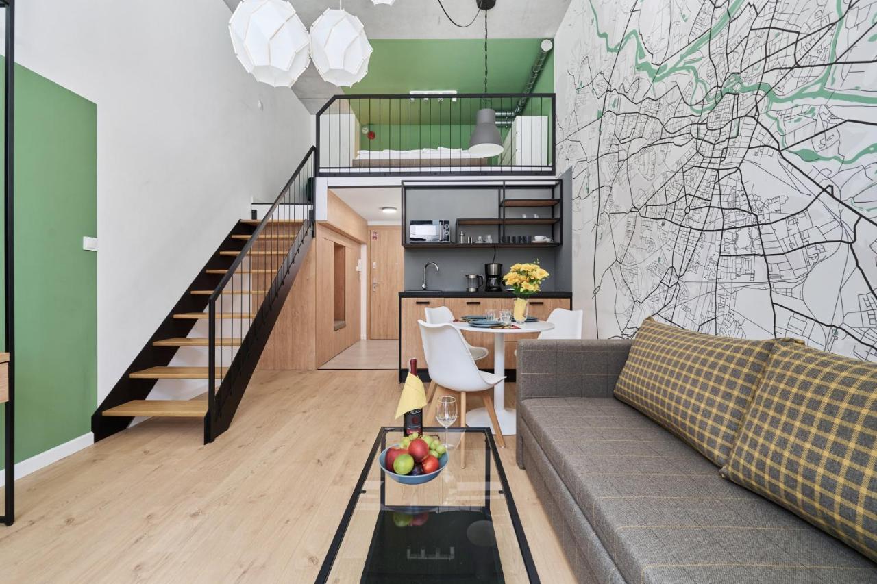 Mezzanine Studio Apartments Zarembowicza Wroclaw Airport By Renters Exteriér fotografie