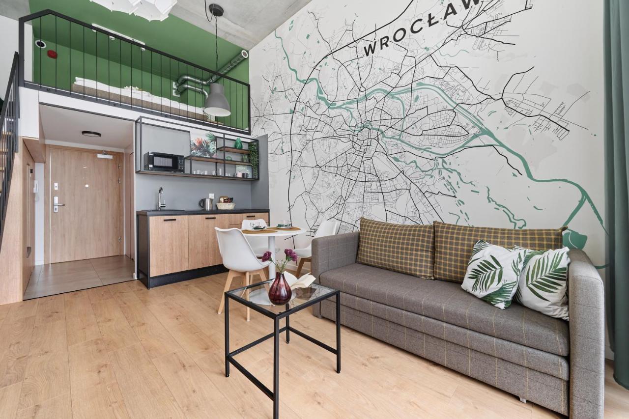 Mezzanine Studio Apartments Zarembowicza Wroclaw Airport By Renters Exteriér fotografie