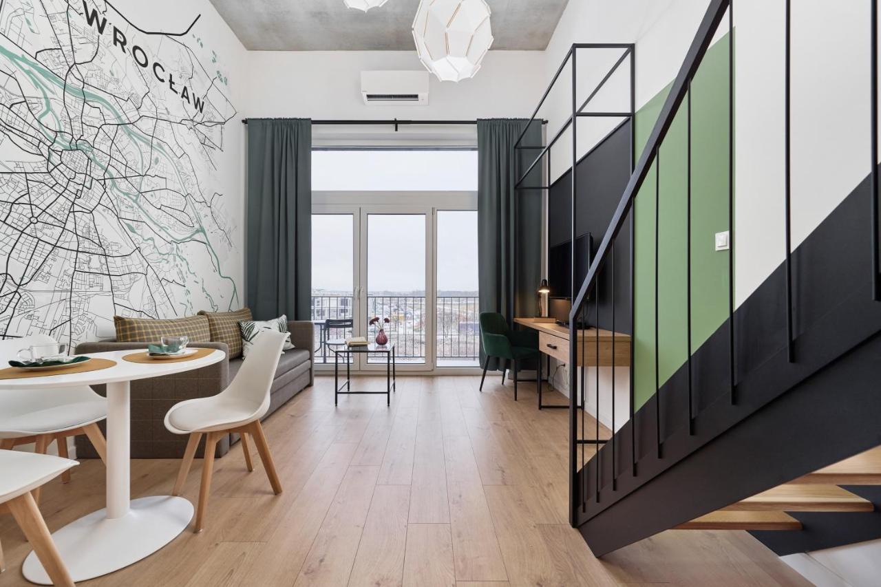 Mezzanine Studio Apartments Zarembowicza Wroclaw Airport By Renters Exteriér fotografie