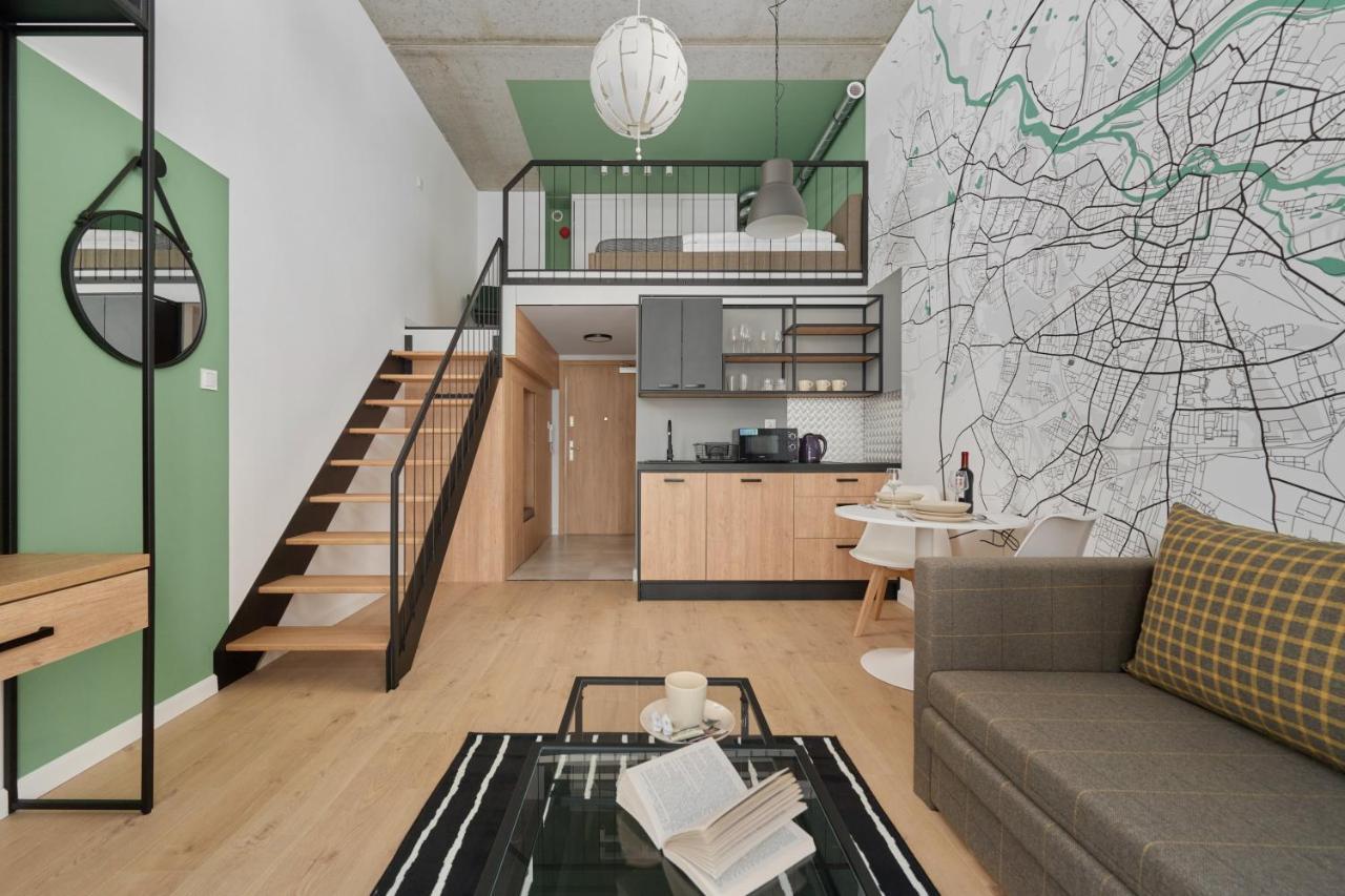 Mezzanine Studio Apartments Zarembowicza Wroclaw Airport By Renters Exteriér fotografie
